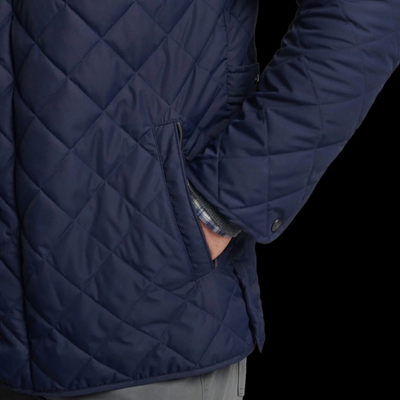 Peter Millar  Suffolk Coat Crown Navy Blue - Picture 3 of 5